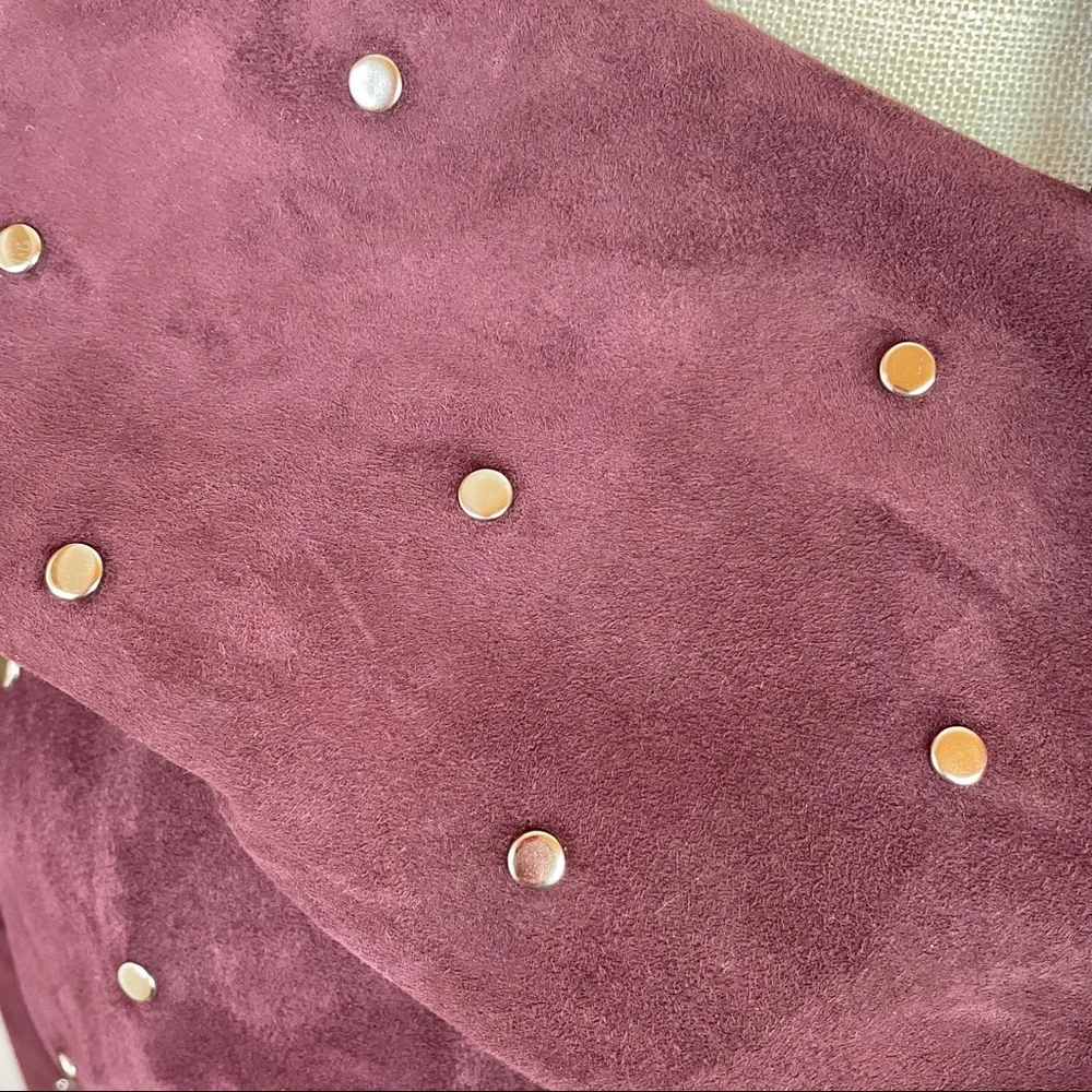 NWT Cache Rasin-Colored Suede Jacket - Picture 5 of 12